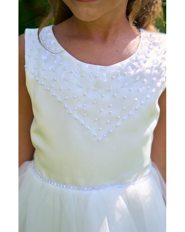 LONGUE ROBE BORDURE STRASS