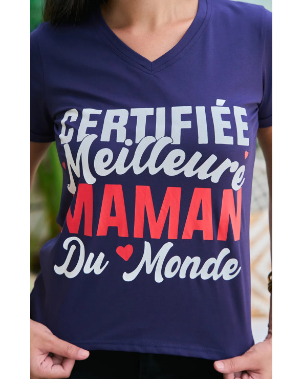 T SHIRT MAMAN CERTIFIEE