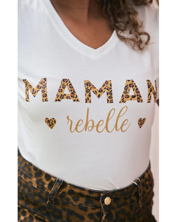 T SHIRT MAMAN REBELLE