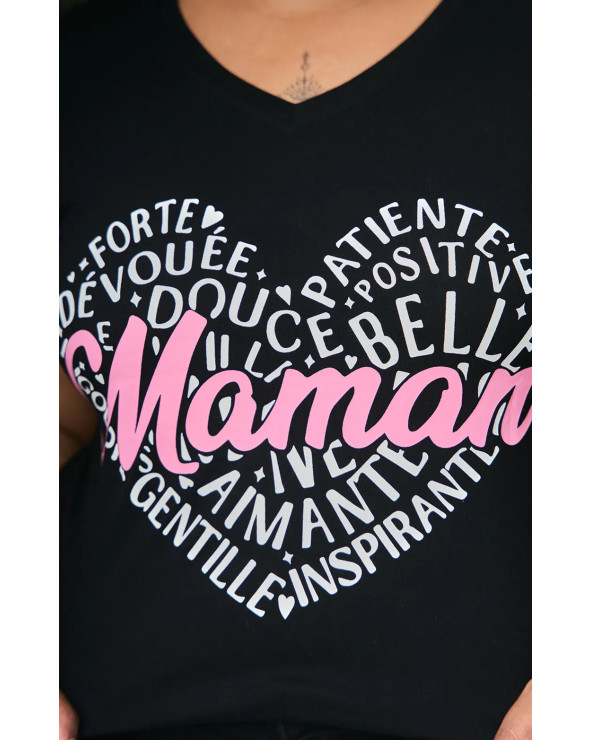 T SHIRT MAMAN DEVOUE