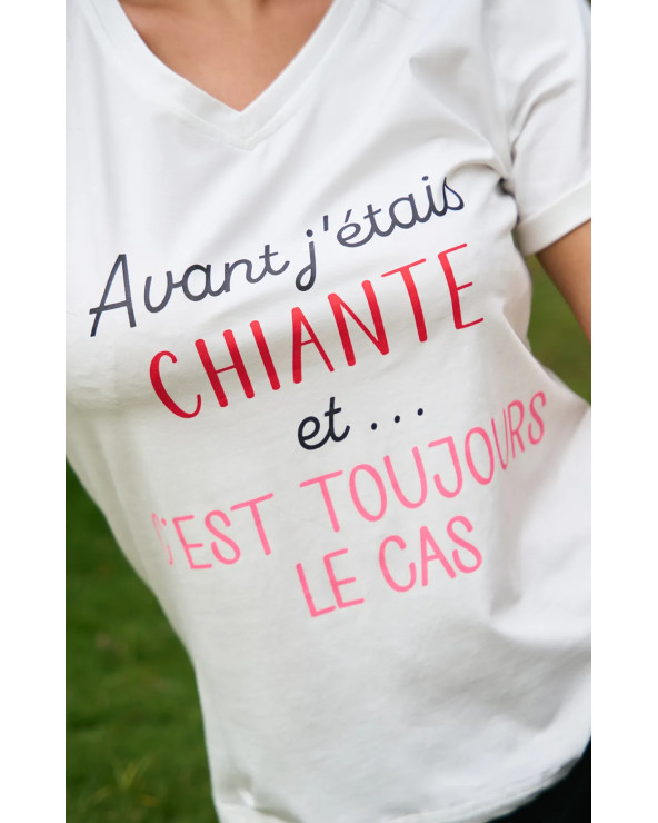 T SHIRT CHIANTE AVANT