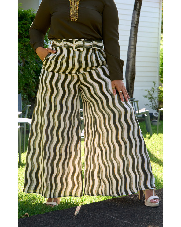 PANTALON LARGE GOLD