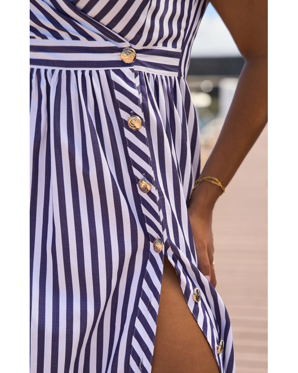 ROBE RAYE CROISE