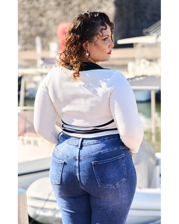 PULL POLO CERISE