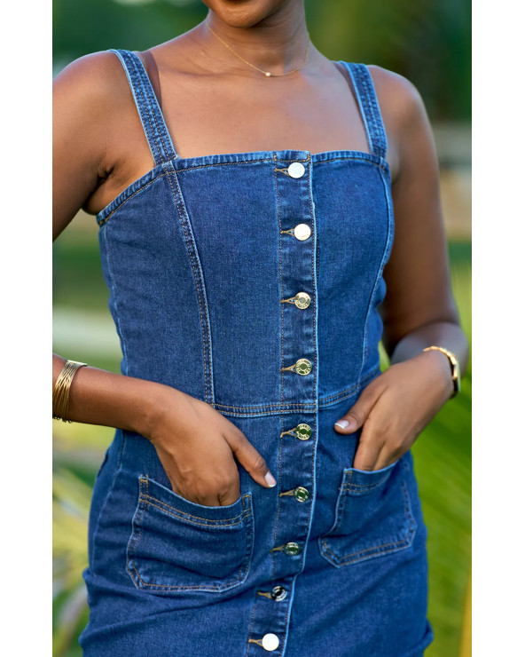ROBE JEANS 2 POCHES