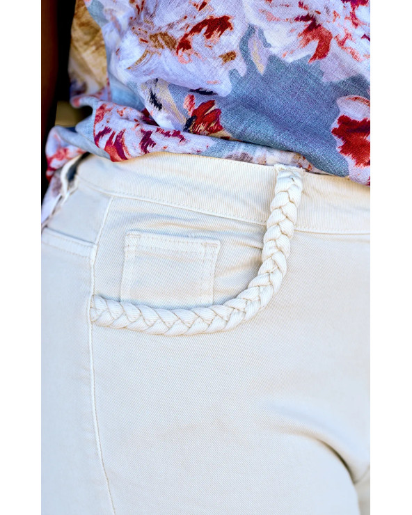JEANS POCHE TRESSE